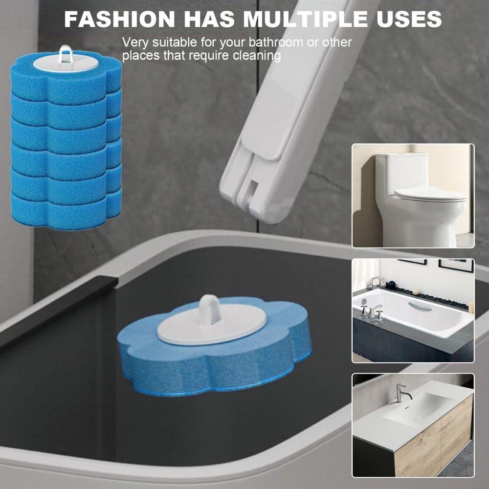 Disposable Toilet Brush Replacement Heads – Hygienic Bathroom Cleaning Kit