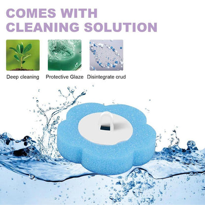 Disposable Toilet Brush Set with Replacement Heads — Hygienic No-Touch Bathroom Cleaner