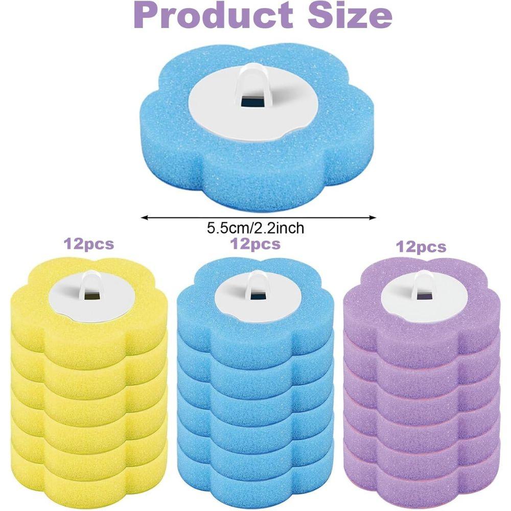 Disposable Toilet Brush Set with Replacement Heads — Hygienic No-Touch Bathroom Cleaner