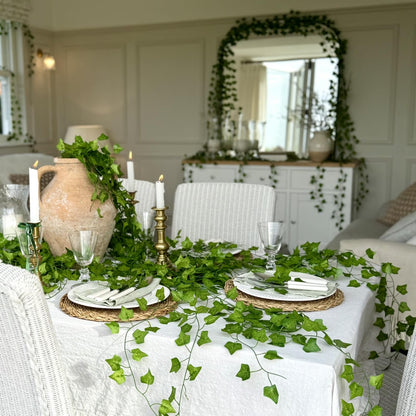 Artificial Ivy Garland – UV Resistant Fake Vine Hanging Leaves for Wall, Garden & Party Décor