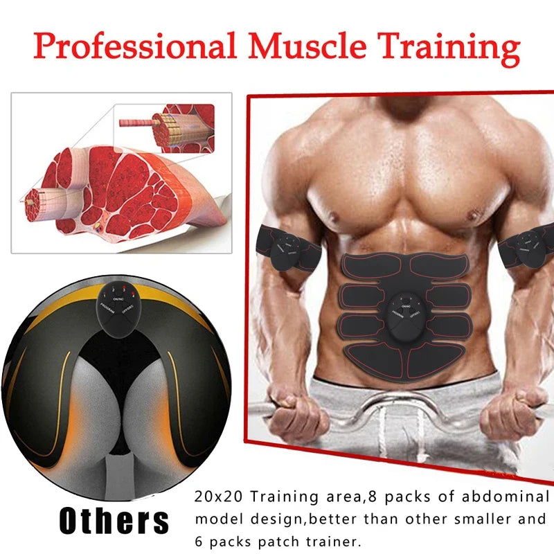 Wireless EMS Abdominal Buttocks Muscle Stimulator