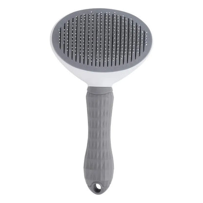 Self-Cleaning Pet Slicker Brush & Shedding Tool