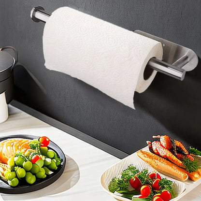 Self-Adhesive Kitchen Paper Towel & Tissue Holder