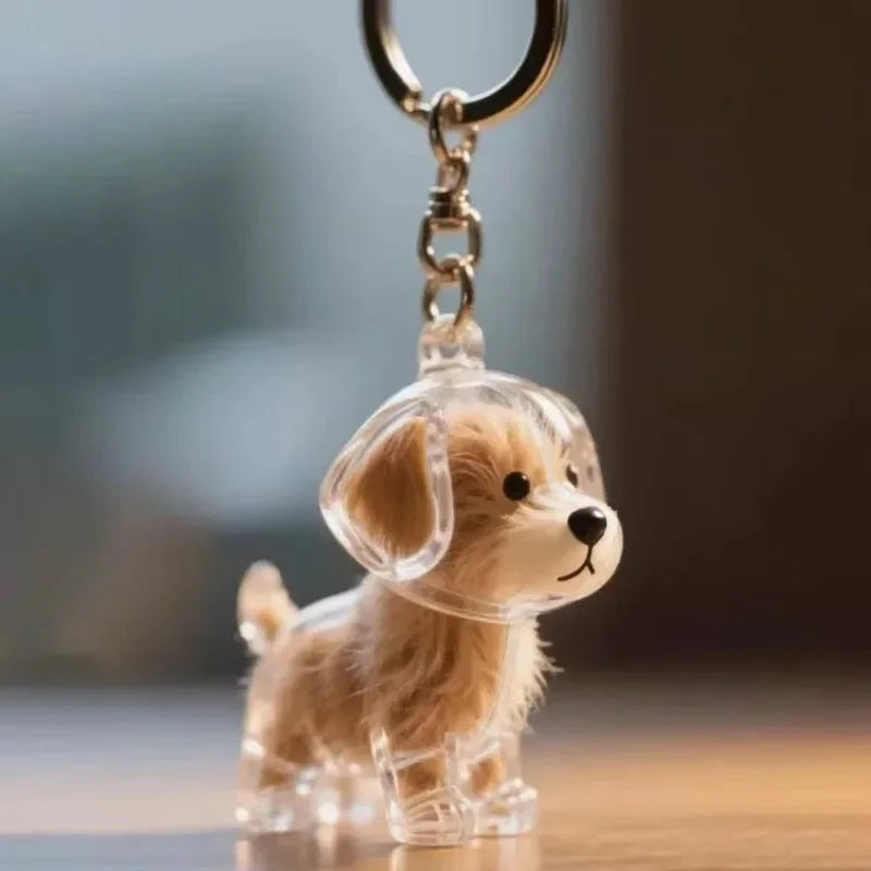 Pet Fur Keepsake Capsule & Memorial Keychain