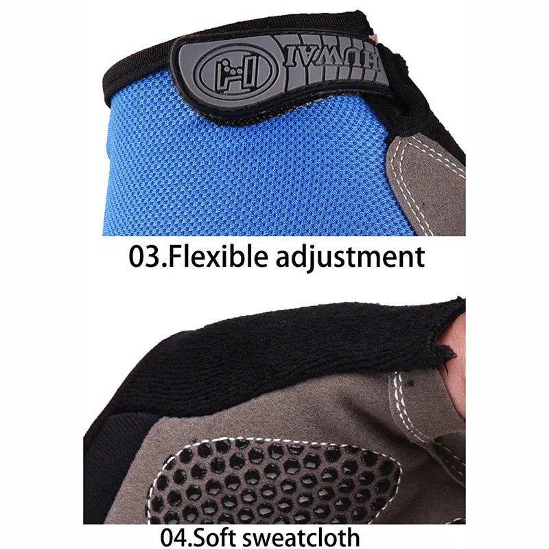 Air-Grip Breathable Fingerless Workout Gloves