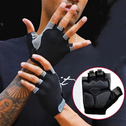 Air-Grip Breathable Fingerless Workout Gloves