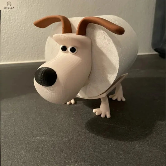 Cute Puppy Toilet Paper Holder & Decor Storage