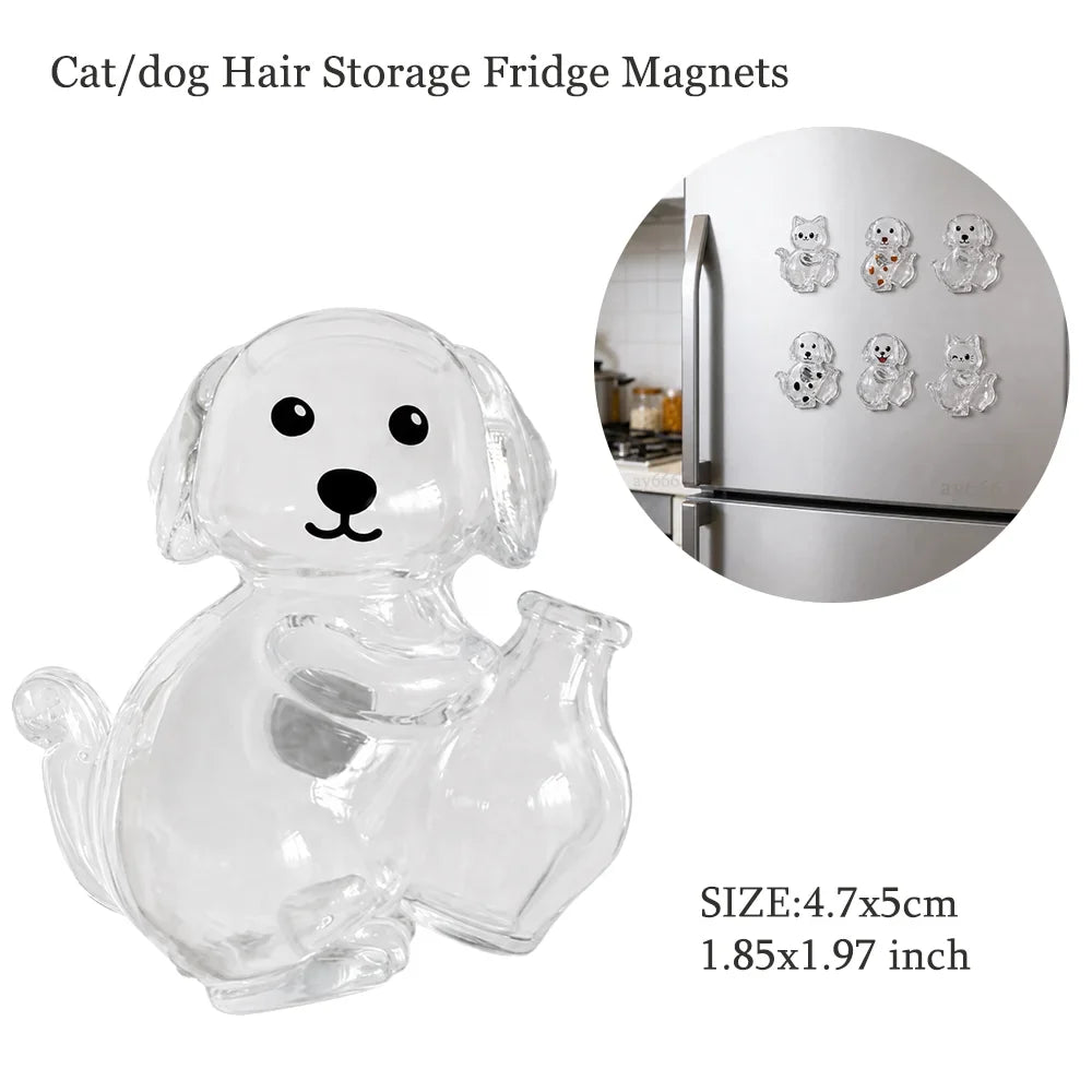 Pet Fur Keepsake Capsule & Memorial Keychain