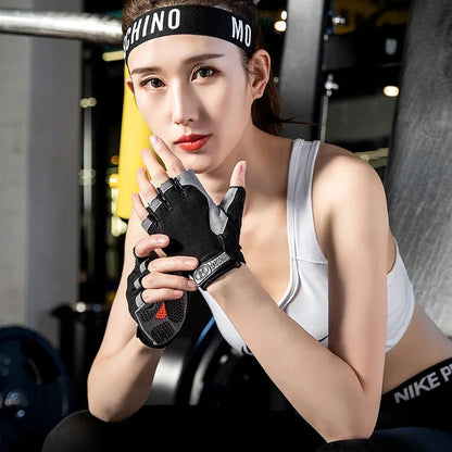 Air-Grip Breathable Fingerless Workout Gloves