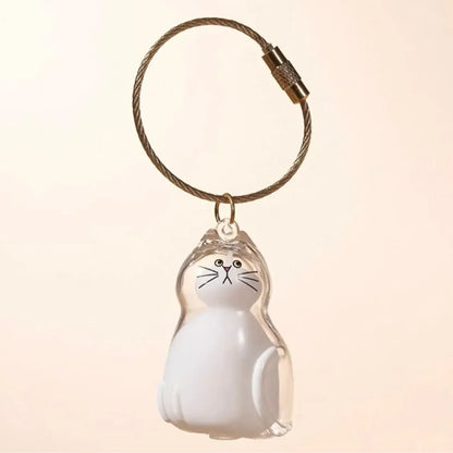Pet Fur Keepsake Capsule & Memorial Keychain