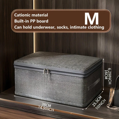 Collapsible Fabric Storage Box with Wheels