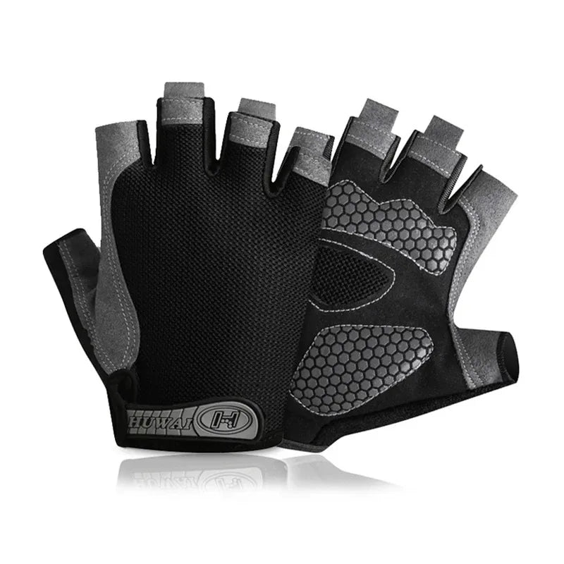 Air-Grip Breathable Fingerless Workout Gloves