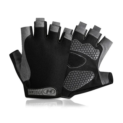 Air-Grip Breathable Fingerless Workout Gloves
