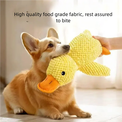 Calming Duck Plush Squeaky Dog Toy