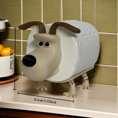 Cute Puppy Toilet Paper Holder & Decor Storage