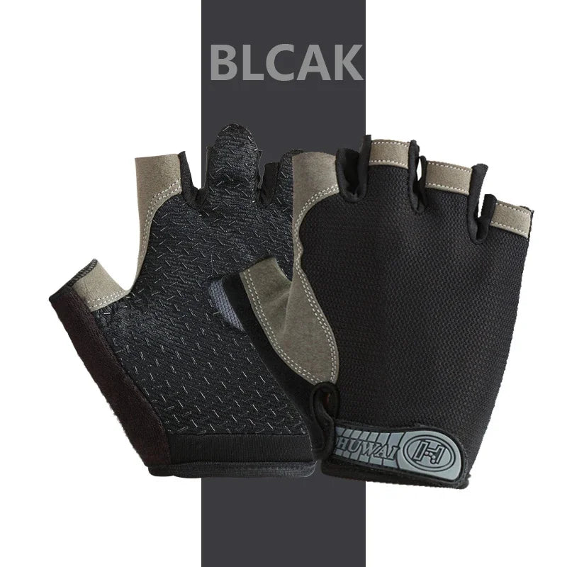 Air-Grip Breathable Fingerless Workout Gloves