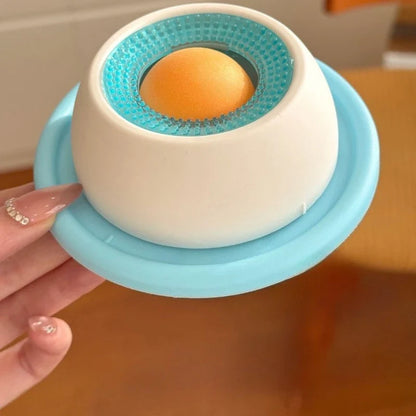 Cute Slow Feeder & Interactive Cat Food Bowl