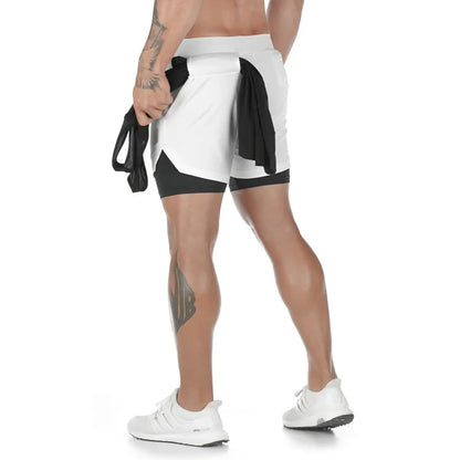 Apex 2-in-1 Camo Performance Running Shorts