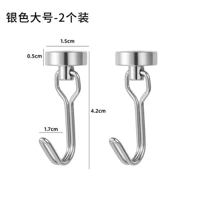 Heavy Duty Neodymium Magnetic Hooks for Home & Cruise