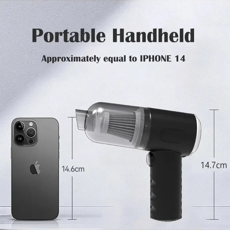 9000Pa Portable Wireless Wet & Dry Car Vacuum