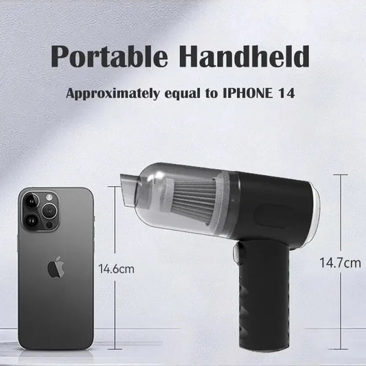 9000Pa Portable Wireless Wet & Dry Car Vacuum