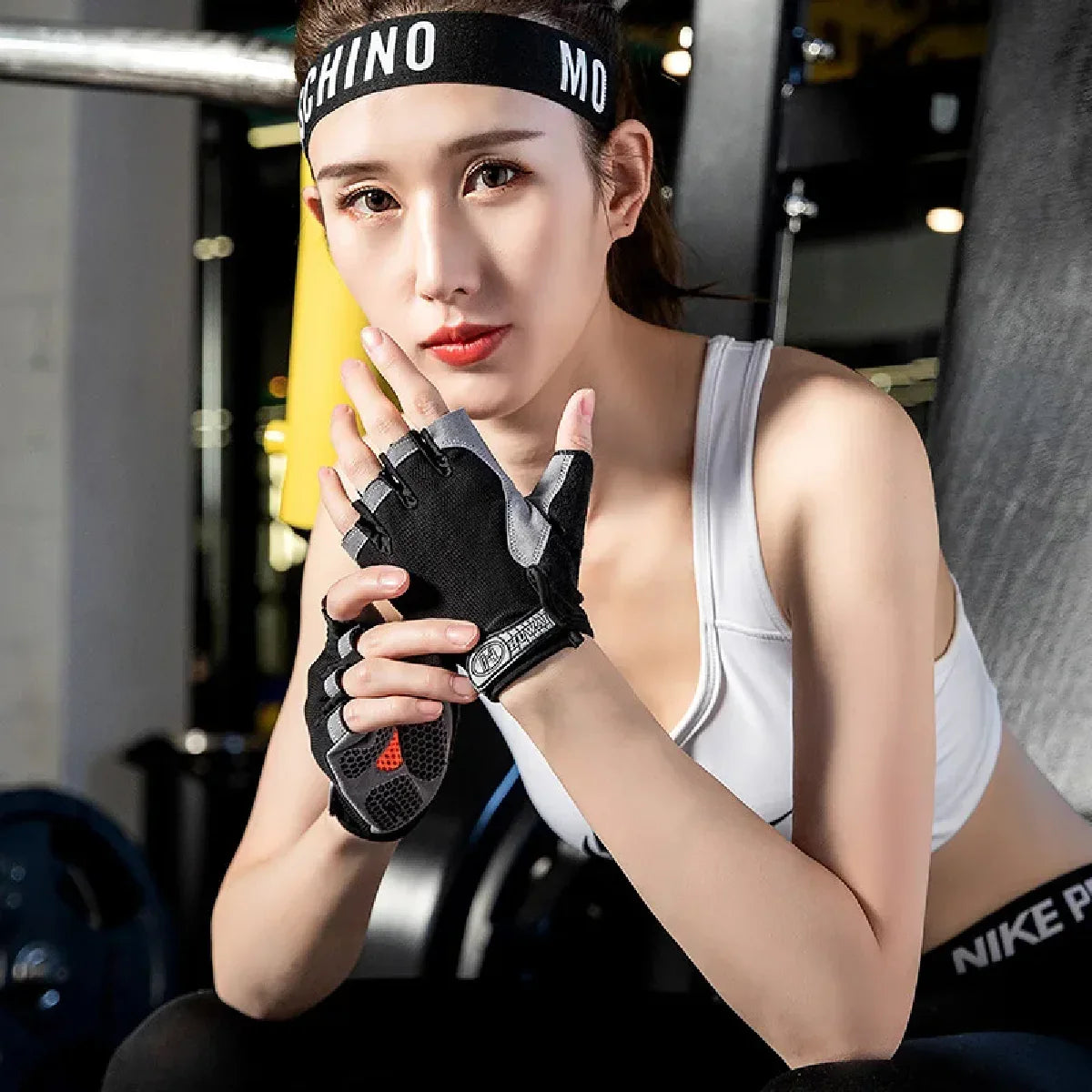 Pro-Flex Anti-Slip Fingerless Gym Gloves