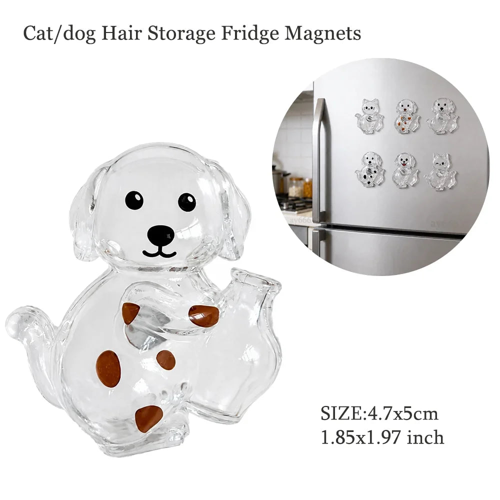 Pet Fur Keepsake Capsule & Memorial Keychain