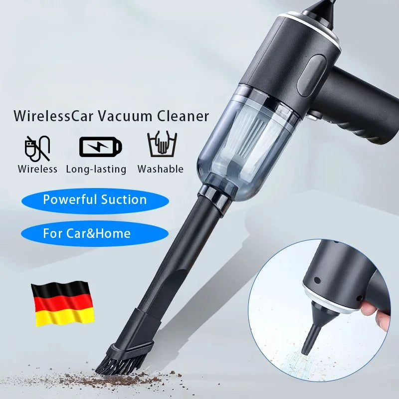 9000Pa Portable Wireless Wet & Dry Car Vacuum