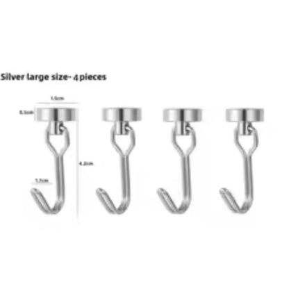 Heavy Duty Neodymium Magnetic Hooks for Home & Cruise