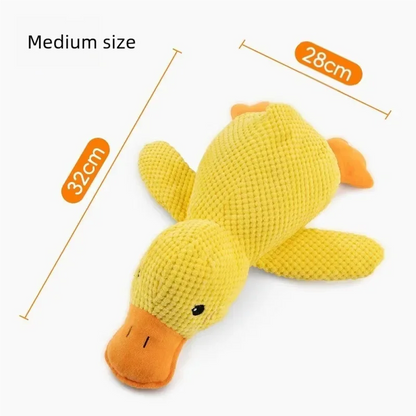 Calming Duck Plush Squeaky Dog Toy