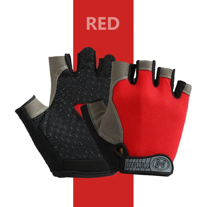 Air-Grip Breathable Fingerless Workout Gloves