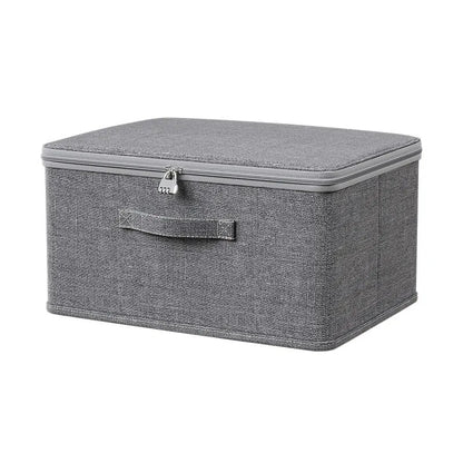 Collapsible Fabric Storage Box with Wheels