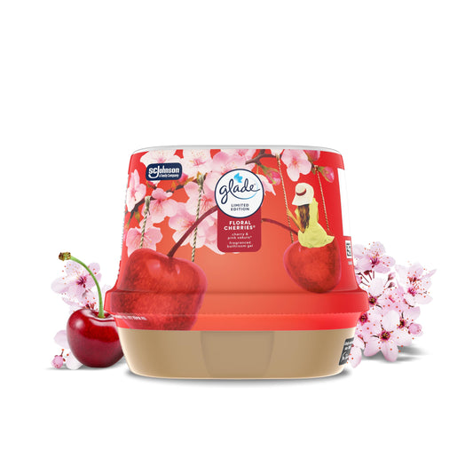 Floral Gel Air Freshener – Long Lasting Bathroom Odor Eliminator