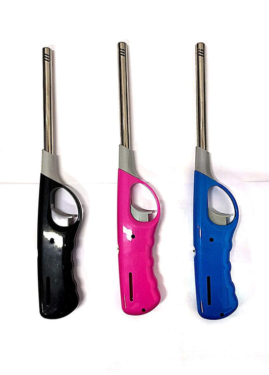Refillable Gas Lighter Pack of 3 – Safety BBQ & Kitchen Candle Lighters