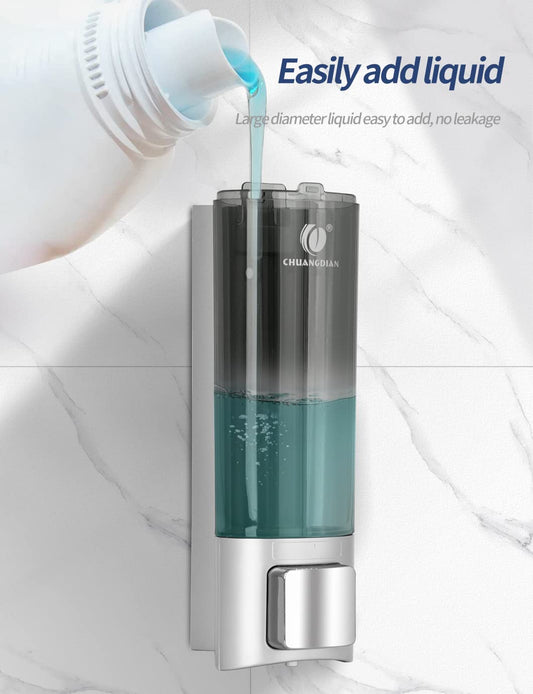 Wall Mounted Soap Dispenser 200ml – Refillable Liquid Dispenser for Bathroom & Kitchen