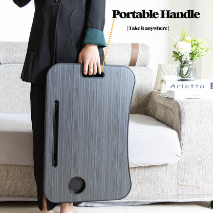 Foldable Laptop Bed Desk with Anti Slip Legs – Portable Table for Bed and Sofa