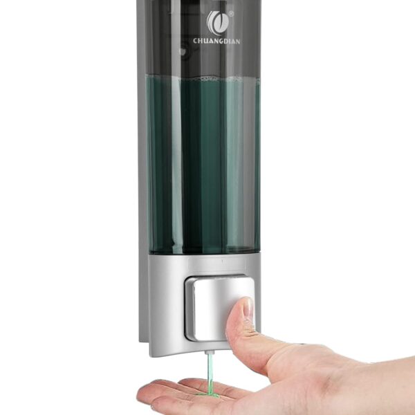 wall mounted soap dispenser 200ml – refillable liquid dispenser for bathroom & kitchen